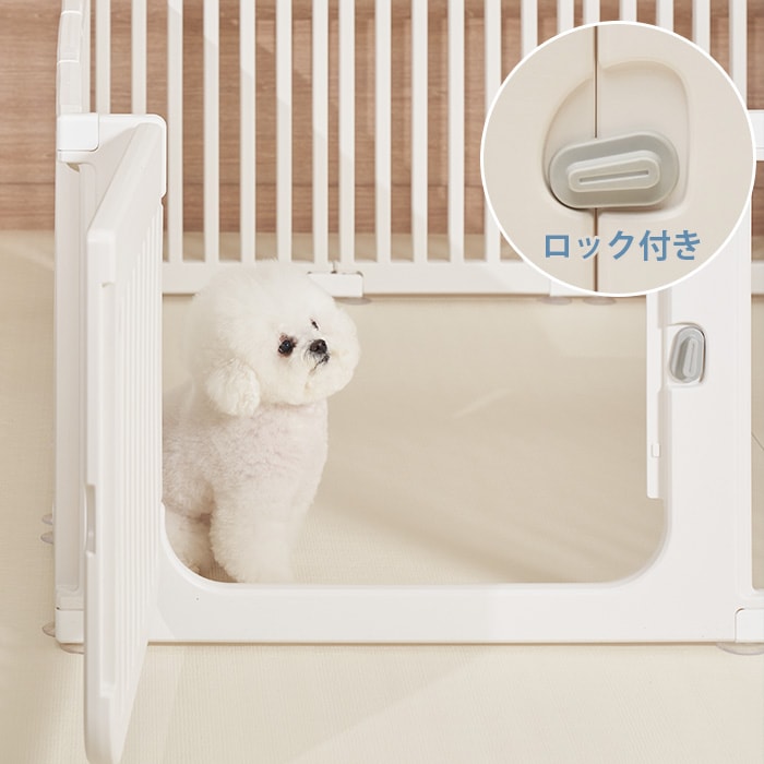 オーダー受付　犬　パネル①　4/14 cocozari small ペットサークル 隙間3.5cm 120×160cm | 商品種別
