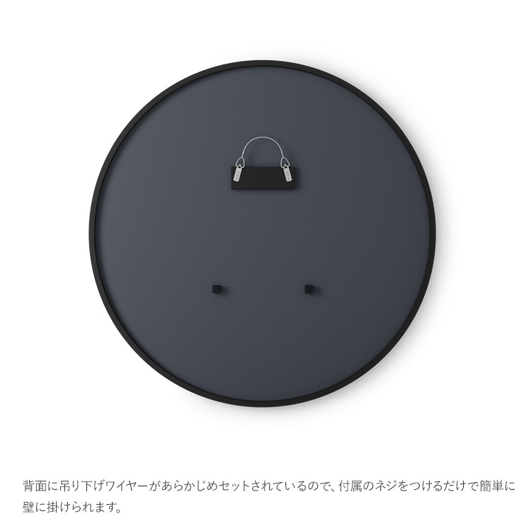 Umbra ����֥� �ϥ� �ߥ顼 94��94cm  �� �ɳݤ� �礭�� �緿 ������� ���̽� �ȥ��� ��������ߥ顼 �� �饦��� ����ƥꥢ ��ӥ� ���� �����餷 ������ �̲�  