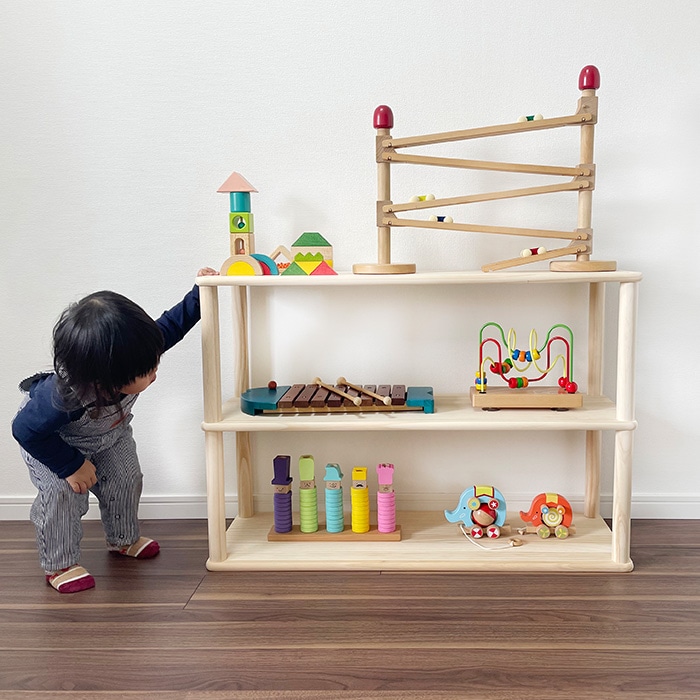 wonder shelf ワンダーシェルフ WSパイン丸ポール PP-100 単品 | 商品