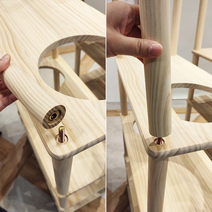 wonder shelf ワンダーシェルフ WSパイン丸ポール PP-300 単品 | 商品