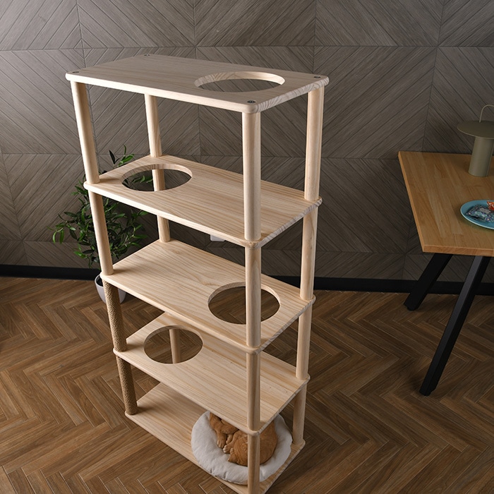 ワンダーシェルフ wonder shelf ワンダーシェルフ キャットタワーシェルフ 4段 幅60cm