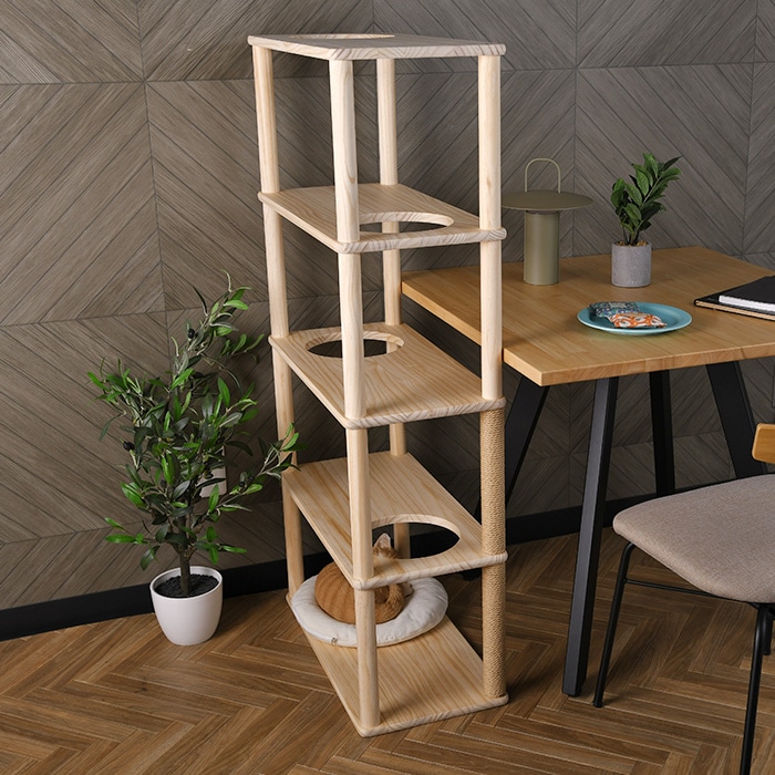 wonder shelf ワンダーシェルフ キャットタワーシェルフ 4段 幅60cm