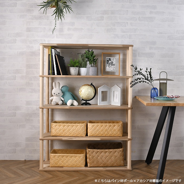 wonder shelf ワンダーシェルフ WSアカシア棚板 17×300×450mm 単品