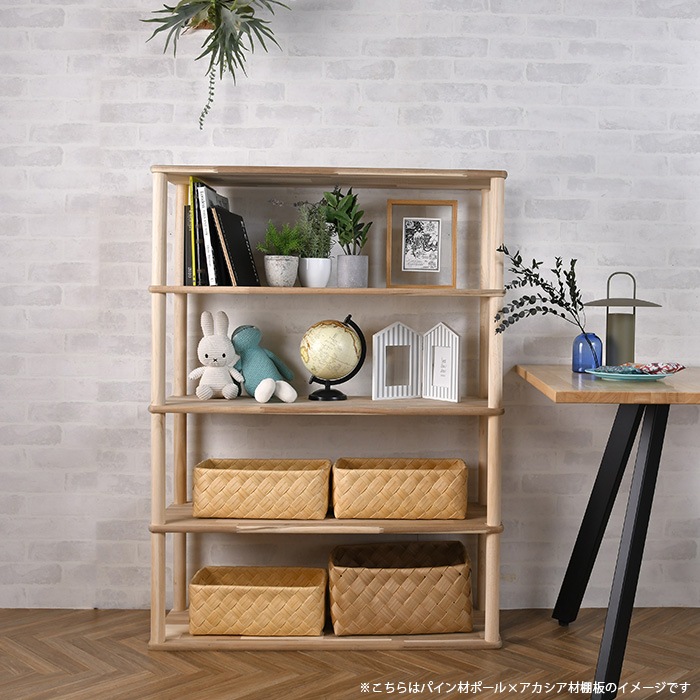 wonder shelf ワンダーシェルフ WSアカシア棚板 17×300×750mm 単品