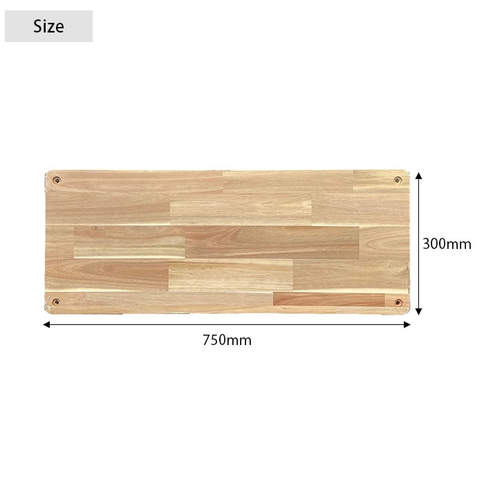 wonder shelf ワンダーシェルフ WSアカシア棚板 17×300×750mm 単品