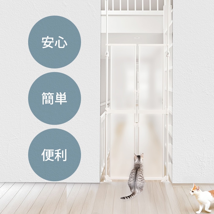 Wanyanya わにゃにゃ にゃんドア半透明クリアパネル | 商品種別,ペット