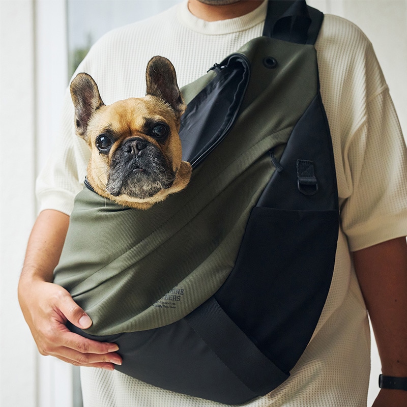 HUG　ピコネ犬用チュールスリング MANDARINE BROTHERS マンダリンブラザーズ Sling Hug Bag スリングハグ
