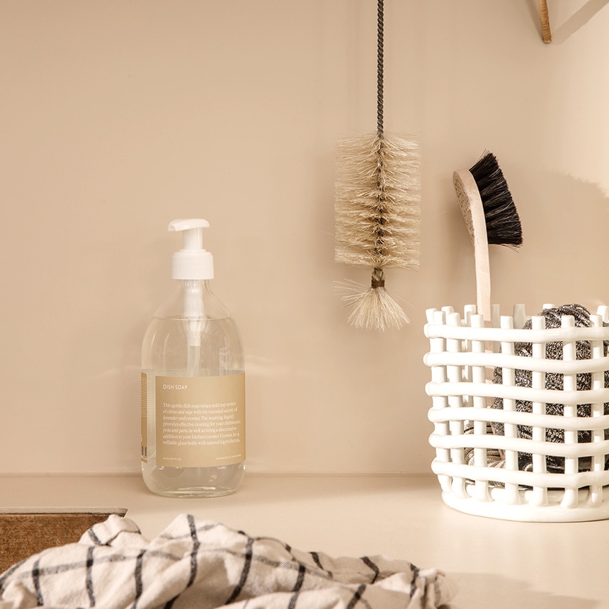 ferm LIVING ファームリビング セラミック バスケット ラージ 直径23.5