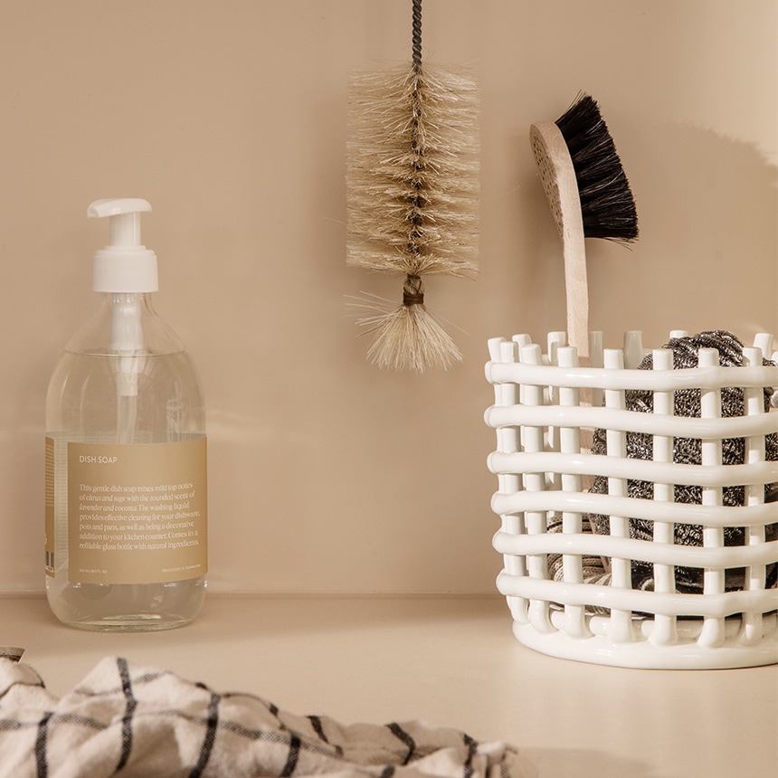 ferm LIVING ファームリビング セラミック バスケット スモール 直径