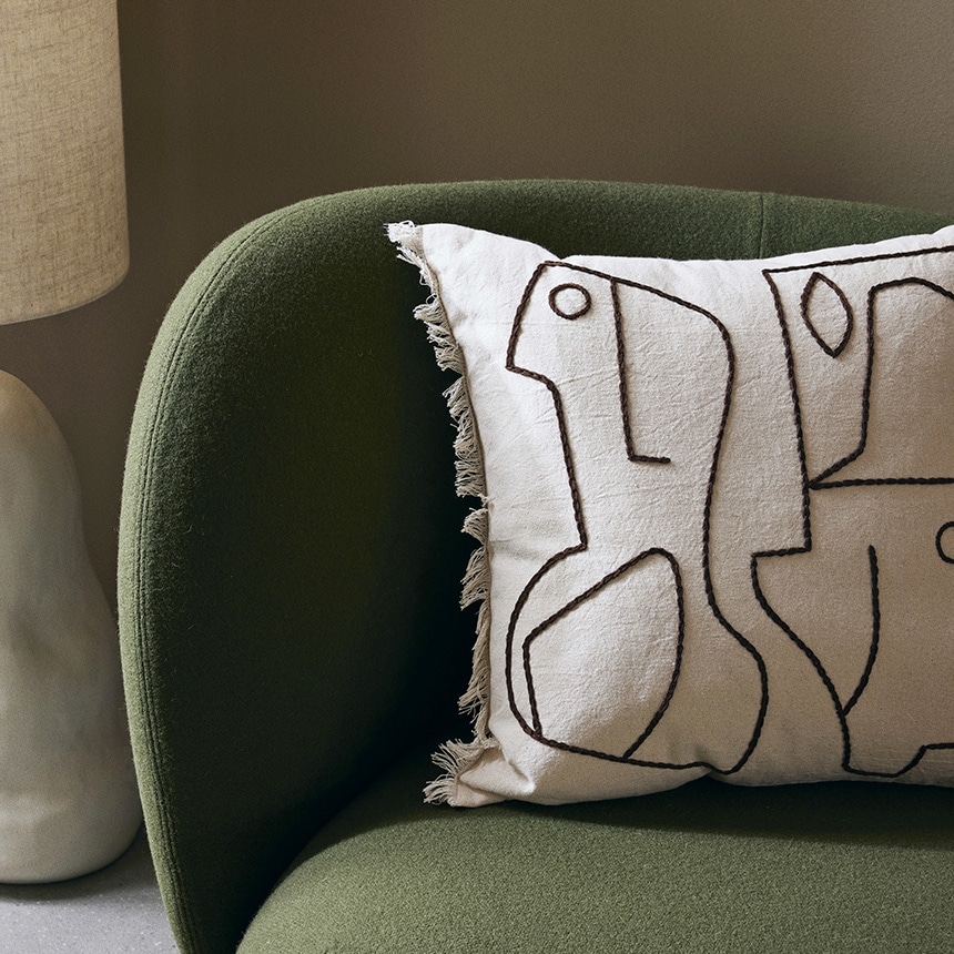 ferm LIVING ファームリビング 北欧 クッション Figure Cushion 50×50