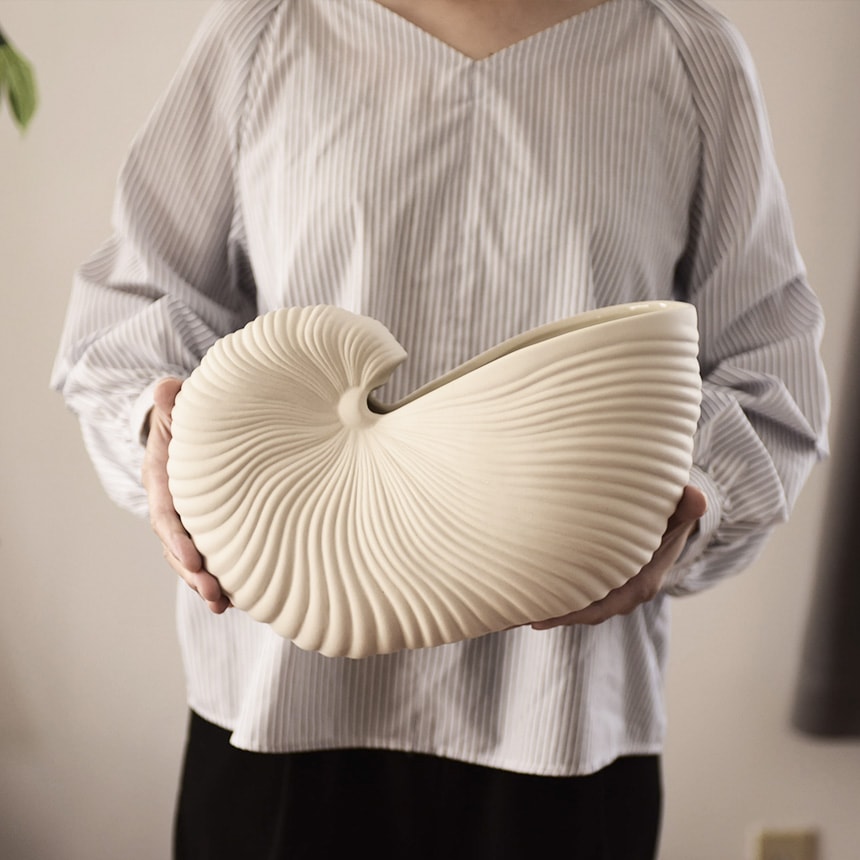 ferm LIVING ファームリビング シェルポット Shell Pot 北欧 人気
