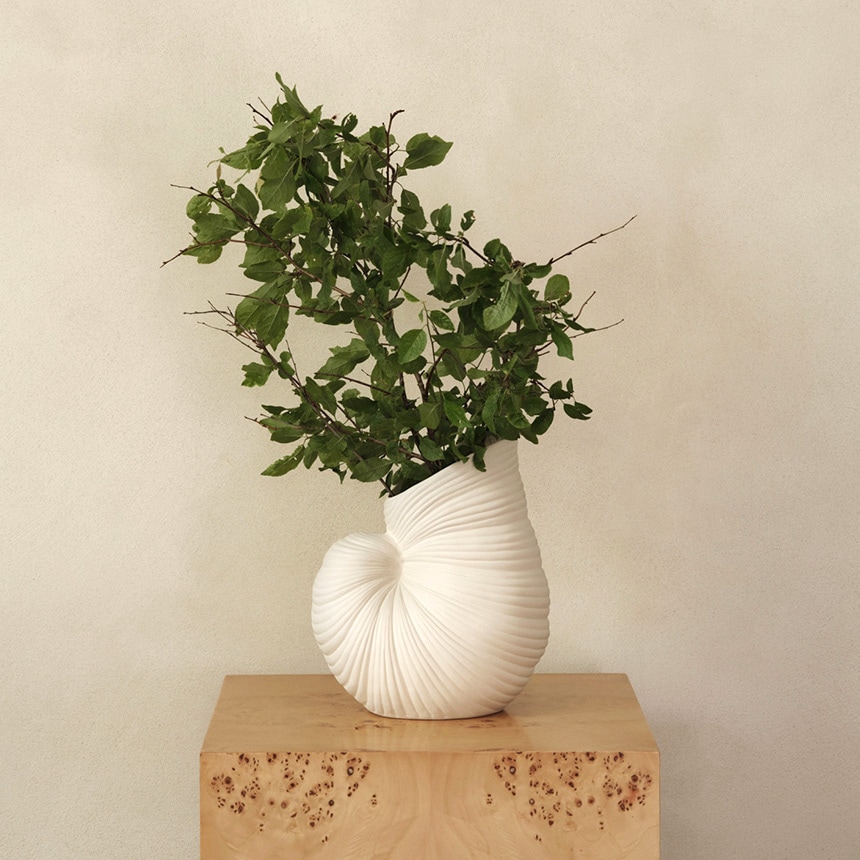 ferm LIVING ファームリビング シェルベース Shell Vase 北欧 人気