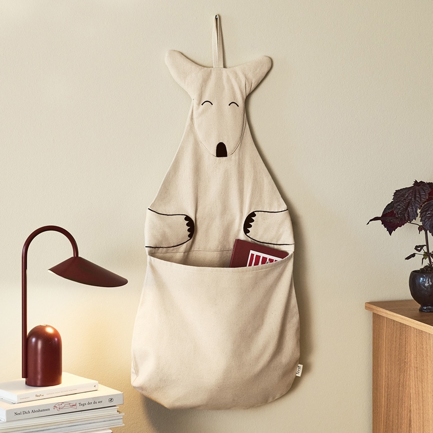 ferm LIVING ファームリビング カンガルー ウォールポケット 壁掛け