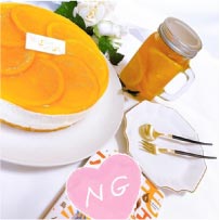 ウモガブログ　手作りケーキ　オレンジムース