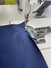 ウモガブログ　木綿生地　のれん　縫製　ミシン