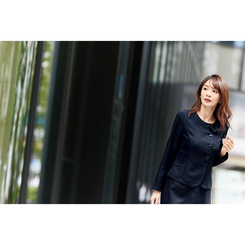 アンジョア en joie 長袖オーバーブラウス 26603 レディース