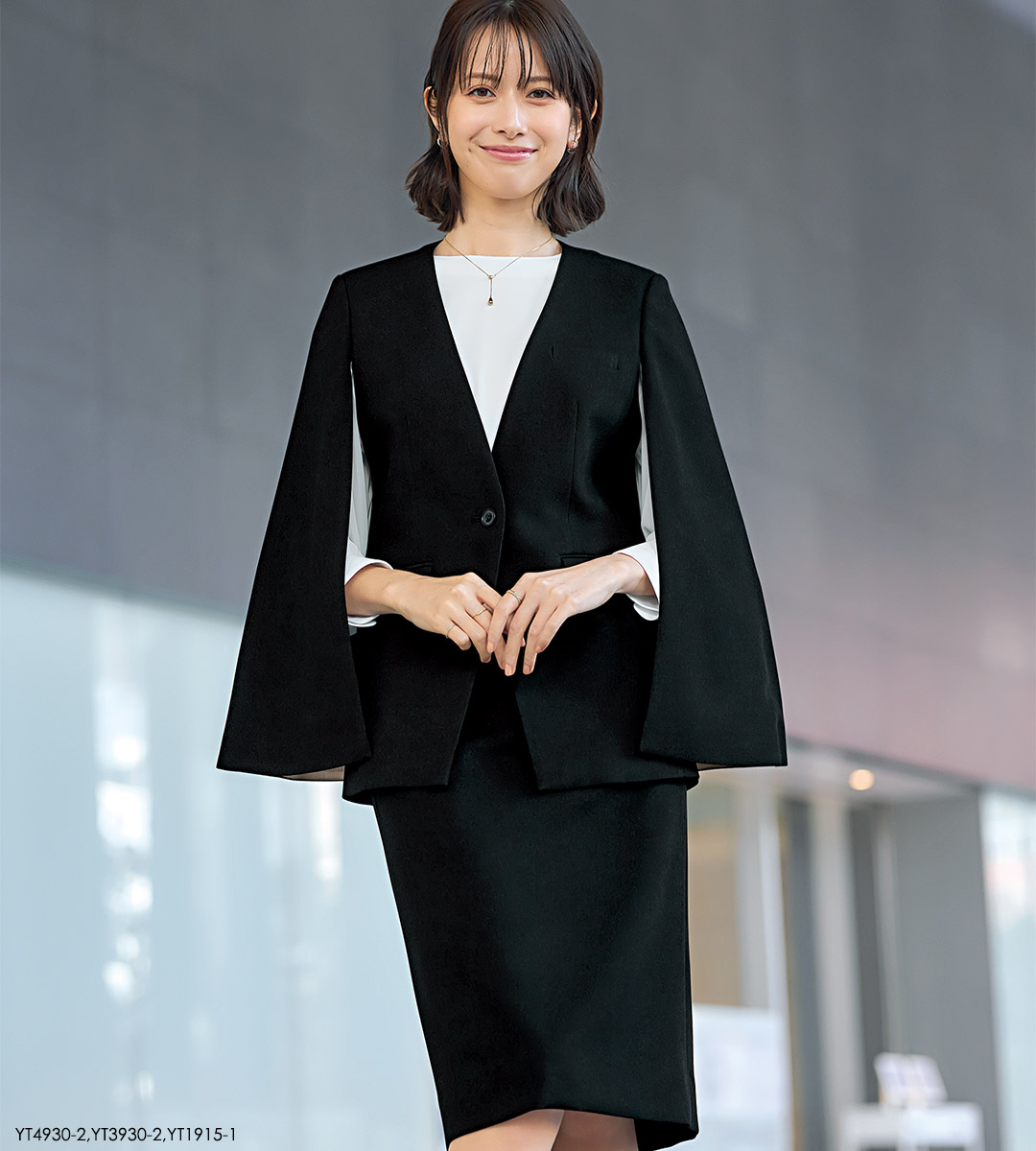 ユキトリイ事務服 ジャケット YT4930 アルファピア