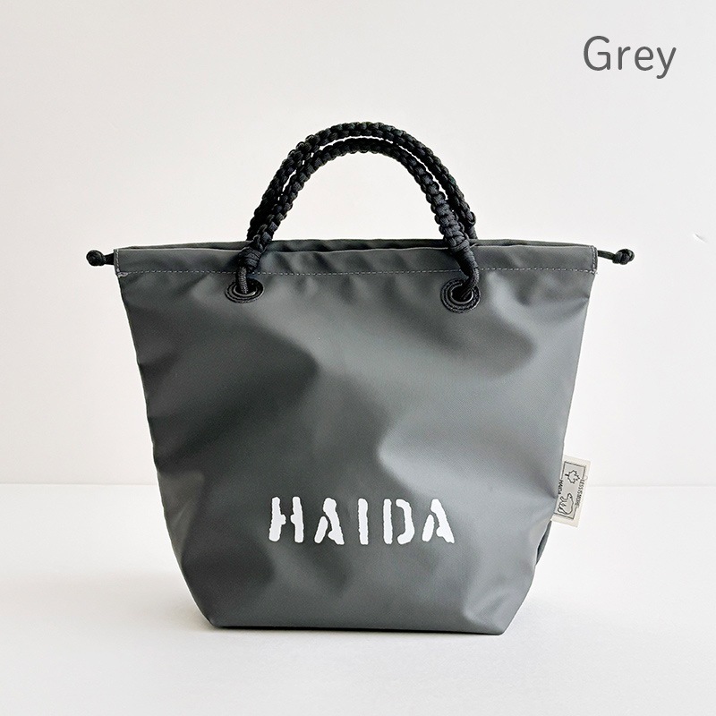 HAIDA Sandspit ハイダ PVC トートバッグ 2way ブラック グレー