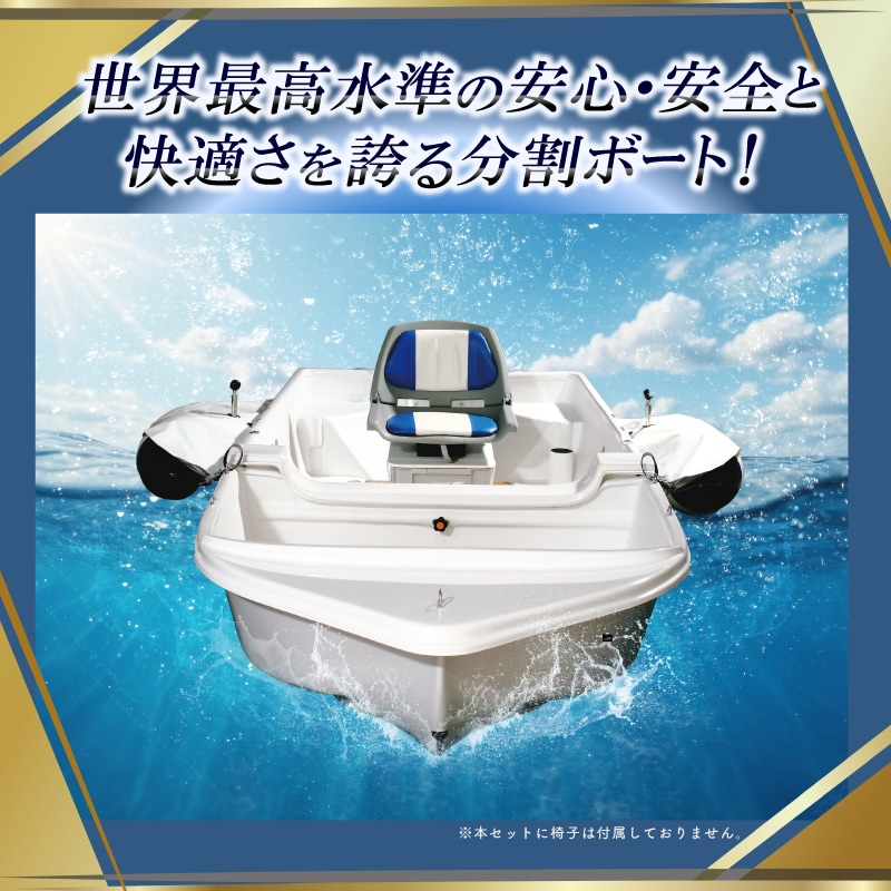 世界最高水準の安心・安全と快適さを誇る分割ボート