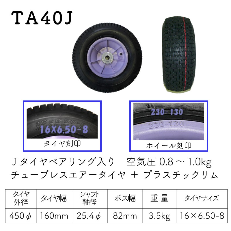 ファクトリーゼロ TA40J  スペアタイヤ グレーキャップ Ｊタイヤベアリング 詳細