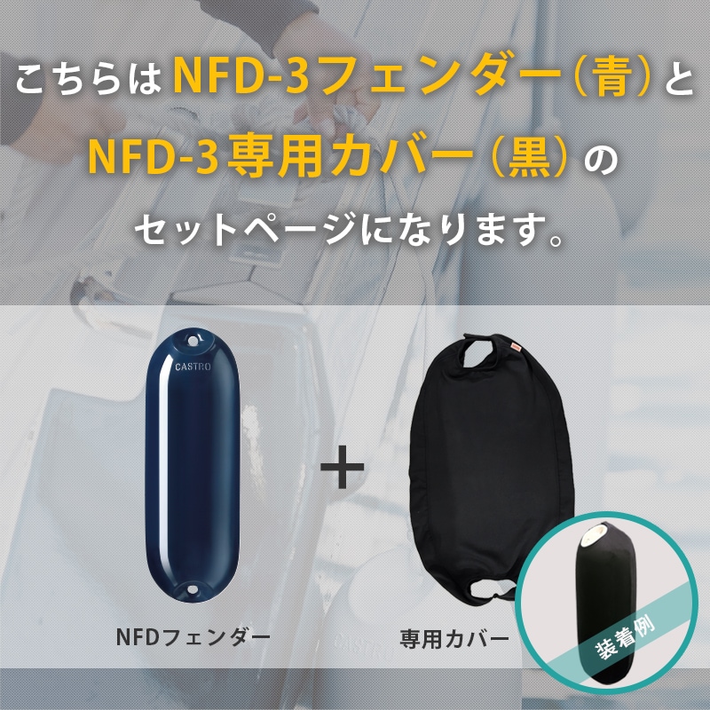 CASTRO カストロ NFD-3 フェンダーブルー フェンダーカバーセット