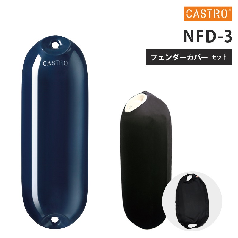 CASTRO カストロ NFD-3 フェンダーブルー フェンダーカバーセット