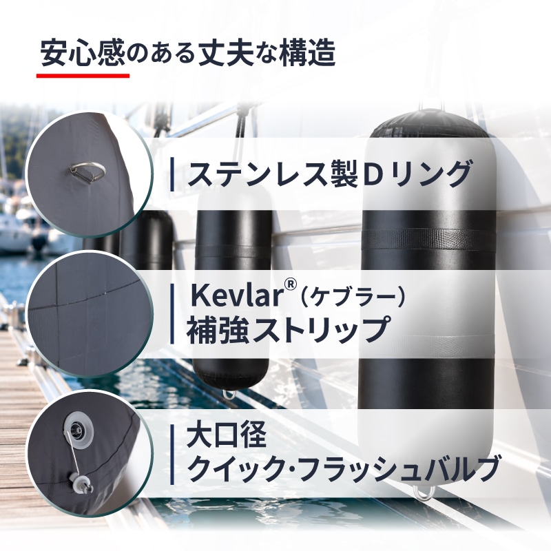 Fendress インフレータブルフェンダー（シリンダー型）