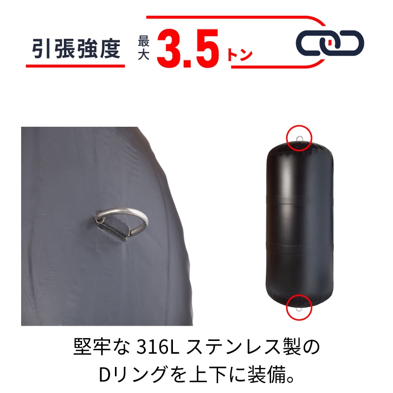 Fendress インフレータブルフェンダー（シリンダー型）