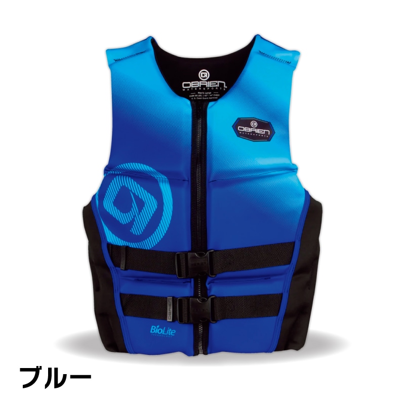 オブライエン FLEX V-BACKベスト ブルー