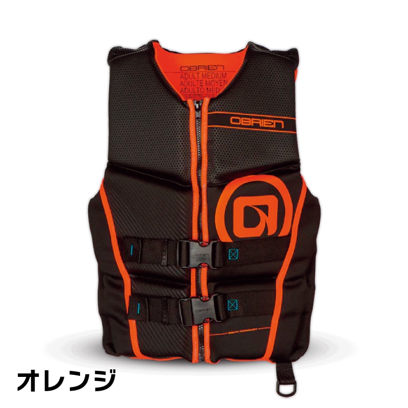 オブライエン FLEX V-BACKベスト オレンジ