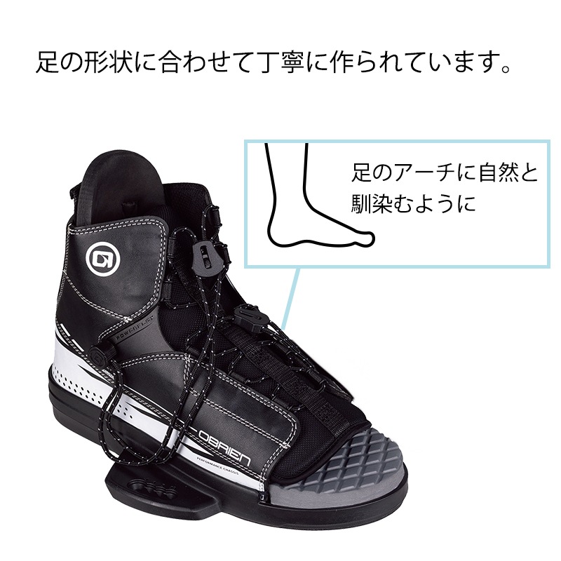 OBRIEN オブライエン CLUTCH クラッチ ウェイクボードビンディングブーツ