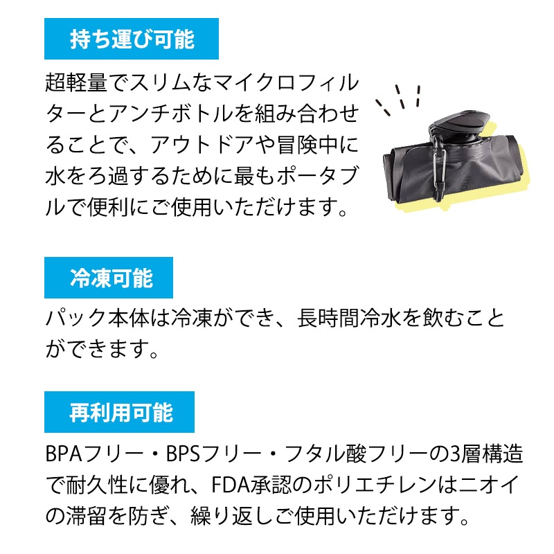 折り畳み・冷凍・再利用可能！