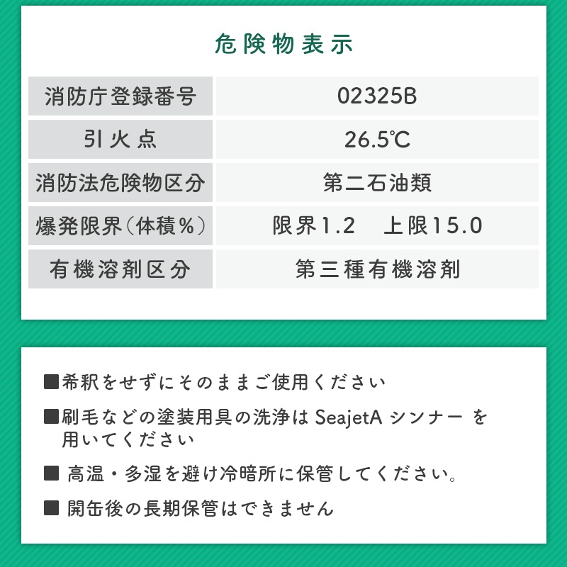 中国塗料 SEAJET ZERO Crystal Clear シージェット ゼロ クリスタル クリア 缶80g