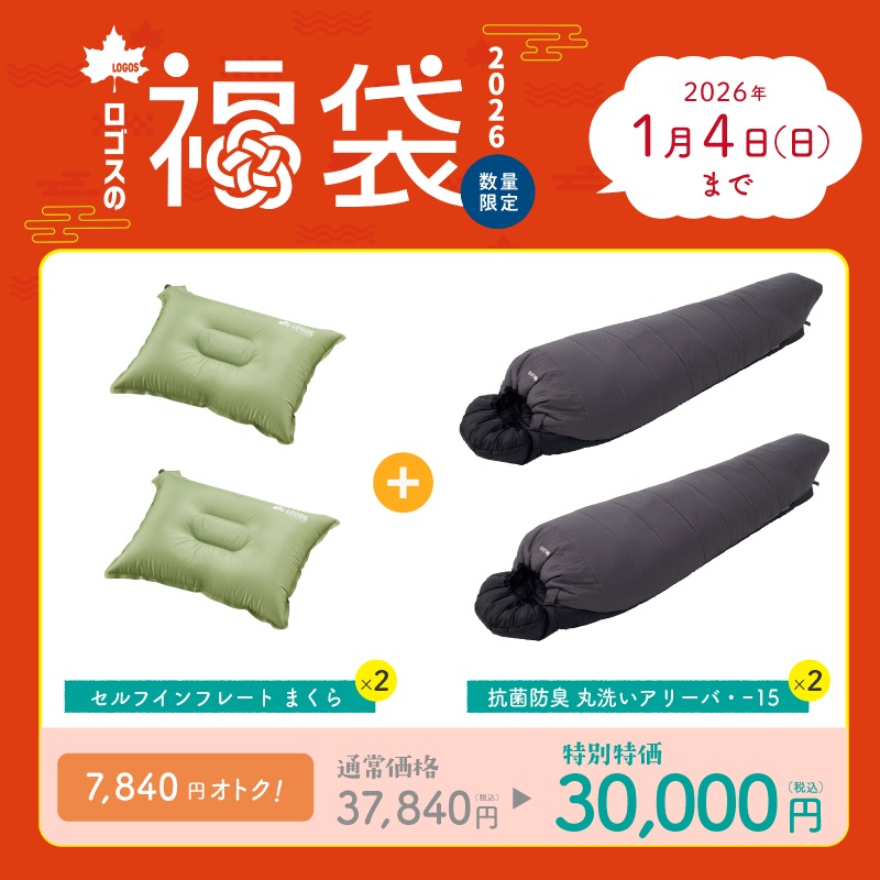 2026年ロゴスの福袋 アリーバまくらセット1