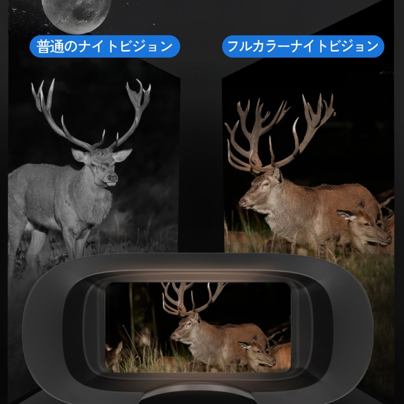 暗闇でも撮影できる暗視双眼鏡 ナイトハンターS
