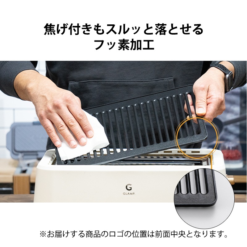 焦げ付きもスルっと落とせるフッ素加工