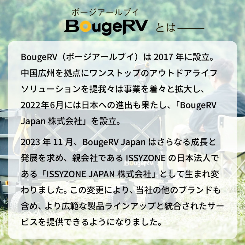 ボージアールブイBougeRVとは