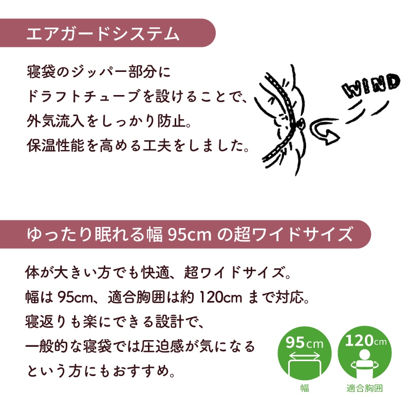 エアガードシステム ゆったり眠れる超ワイドサイズ