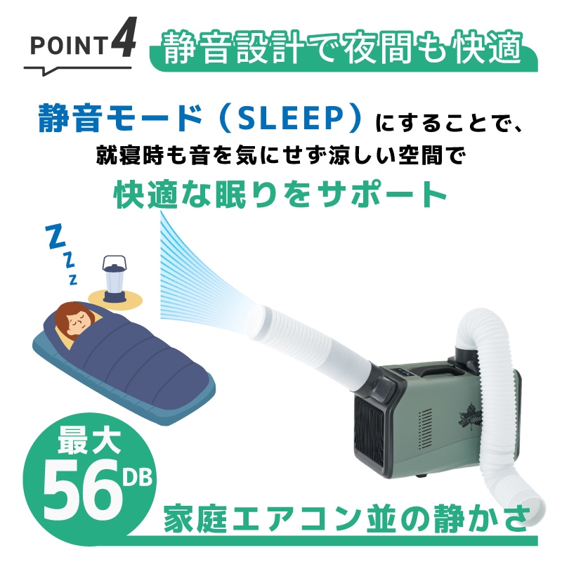 ポイント４　静音設計で夜間も快適