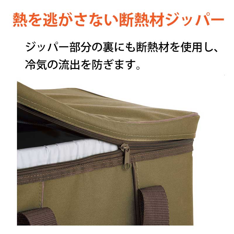 熱を逃がさない断熱材ジッパー