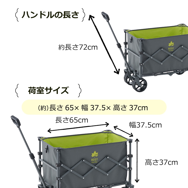 ハンドルや荷室のサイズ