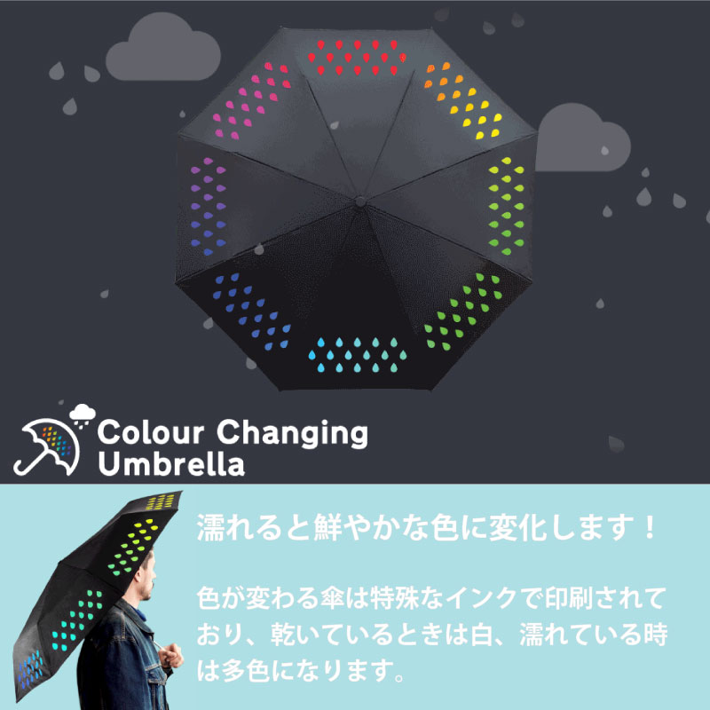 SUCK UK Umbrella Colour Change カラーチェンジ アンブレラ