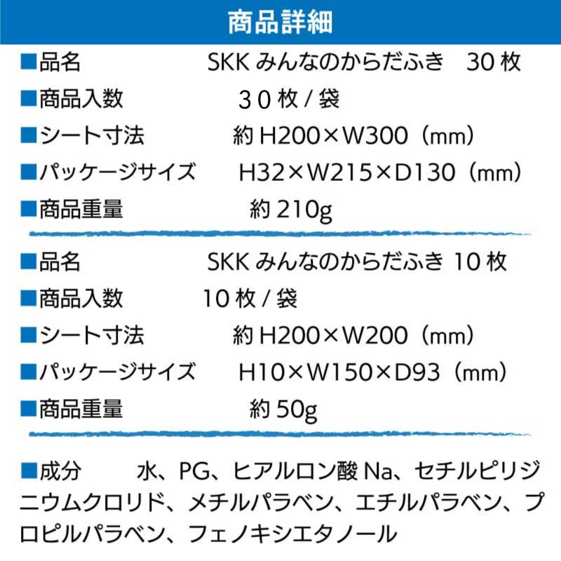 SKK 肌にやさしいみんなのからだふき