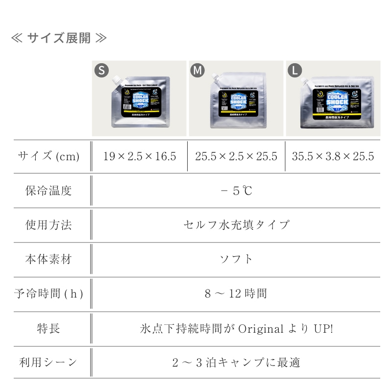 サイズ展開