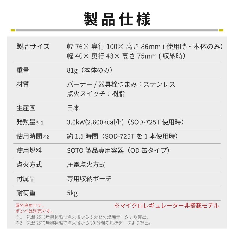 製品仕様