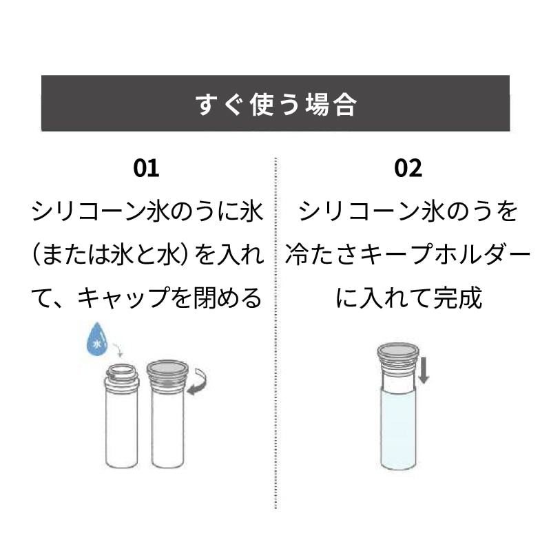 すぐ使う場合
