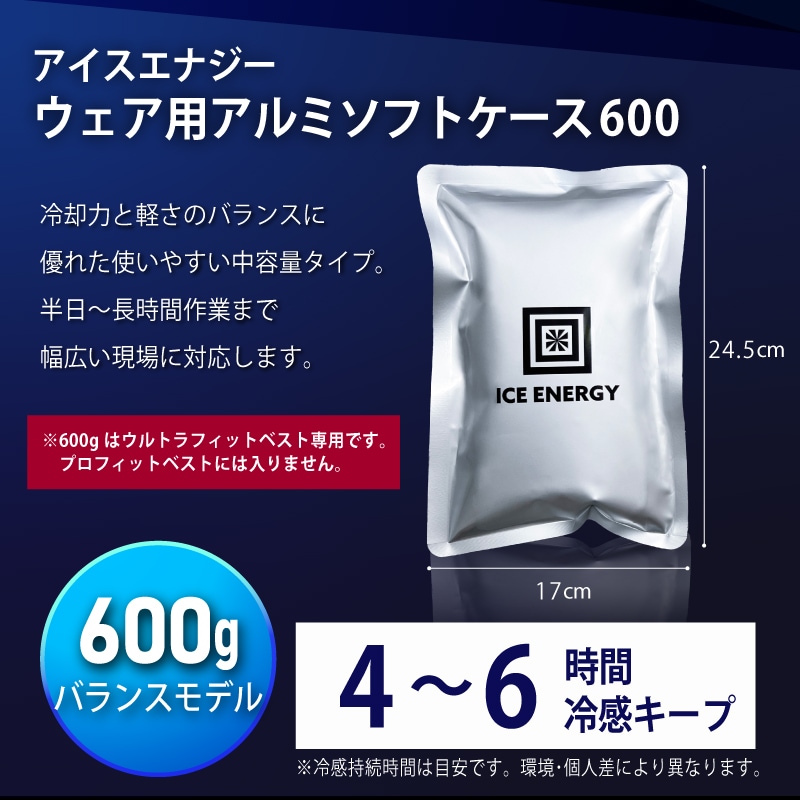 アイスエナジー　ウェア用アルミソフトケース600