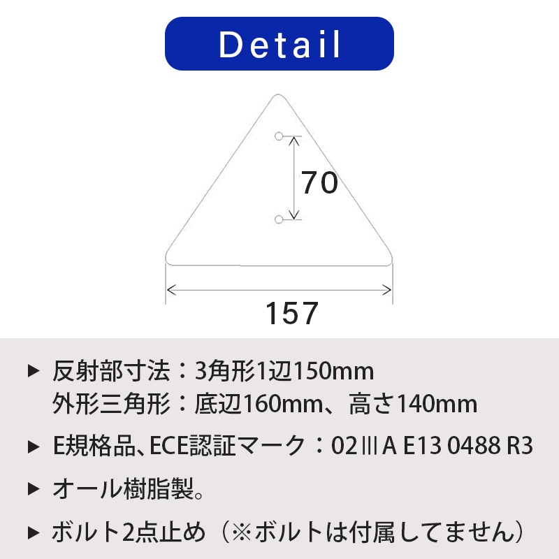 三角反射板