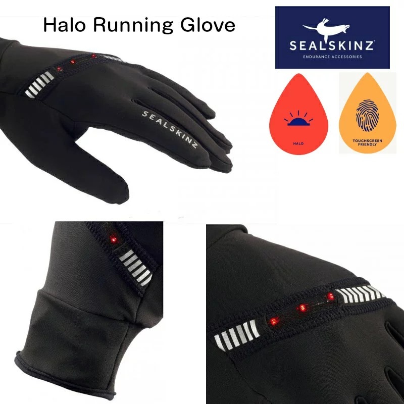 Seal Skinz シールスキンズ Halo Running Glove 121161732-016