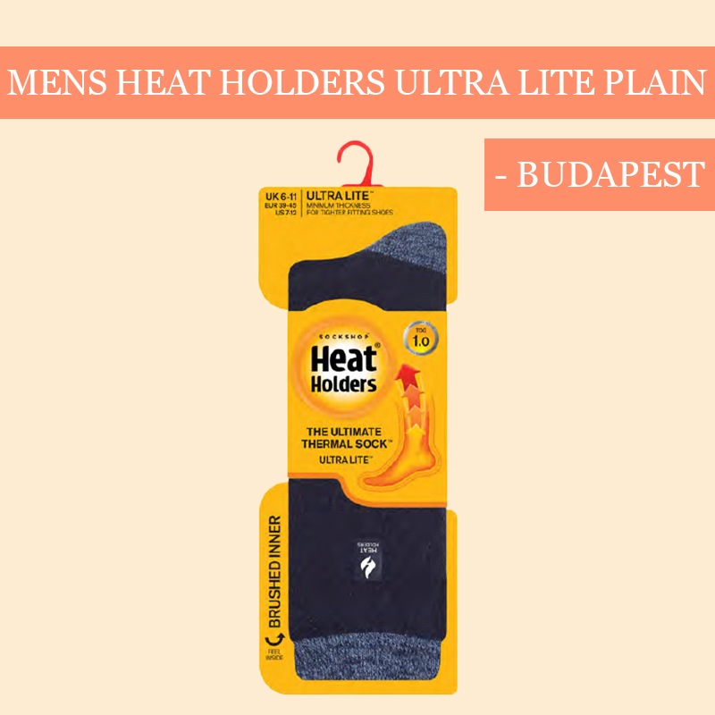 HEAT HOLDERS ヒートホルダーズ サーマルソックスULTRA LITE PLAIN BUDAPESTのラインナップ